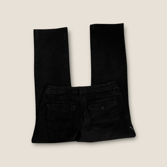 Lee Perfect Fit Just Below The Waist Straight Leg Jeans Charcoal Black 14 M - Picture 2 of 5